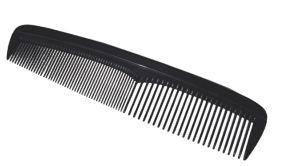 N-12 Kamm plastik schwarz 22*2,2cm