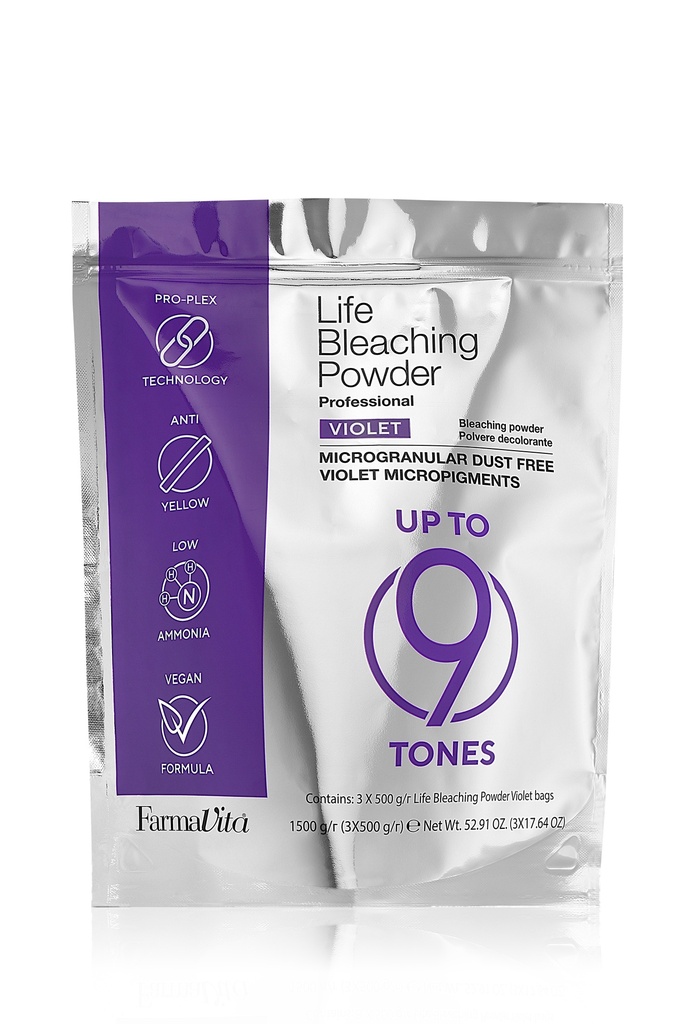 LIFE BLEACHING POWDER VIOLETT Bag 500gr