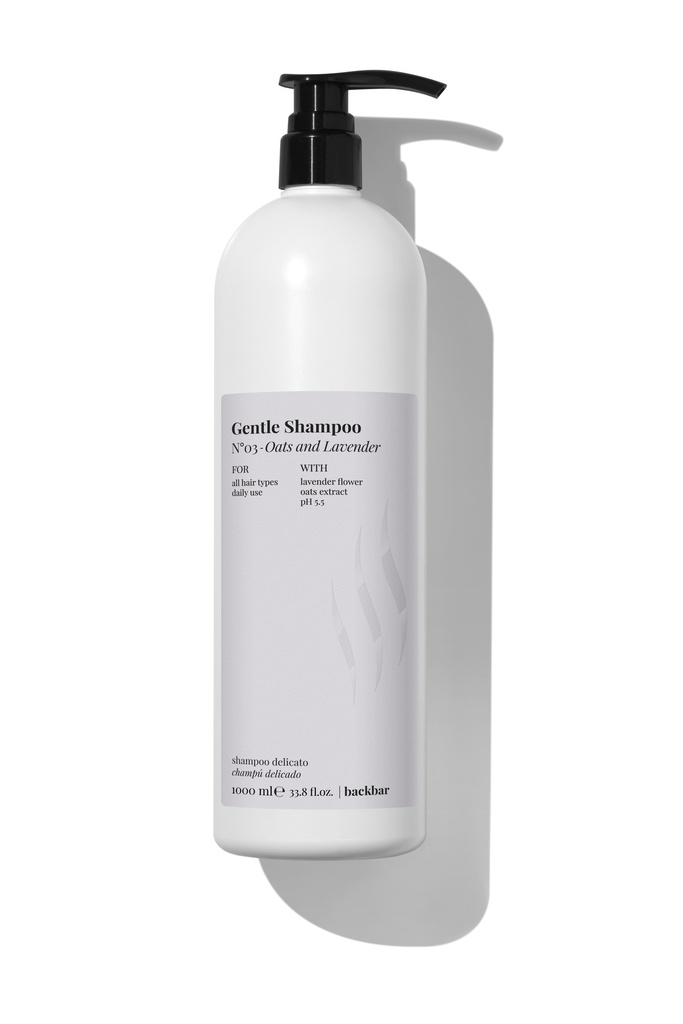 BACK BAR GENTLE SHAMPOO N°03 - Oats and Lavender Bott. 1000ml
