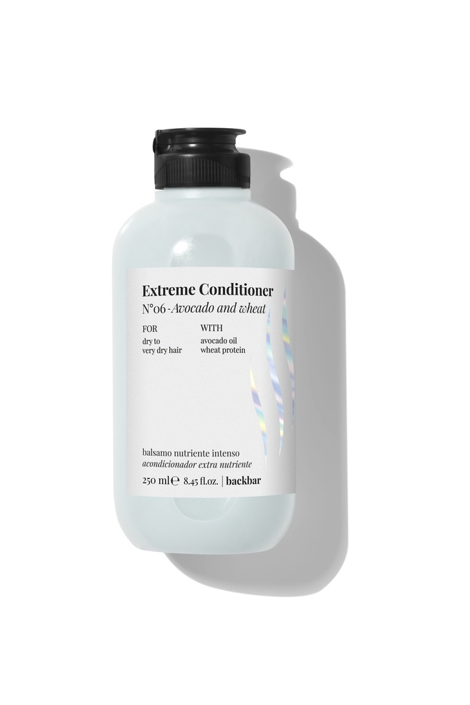 BACK BAR EXTREME CONDITIONER N°06 - Avocado and Wheat Bott. 250ml