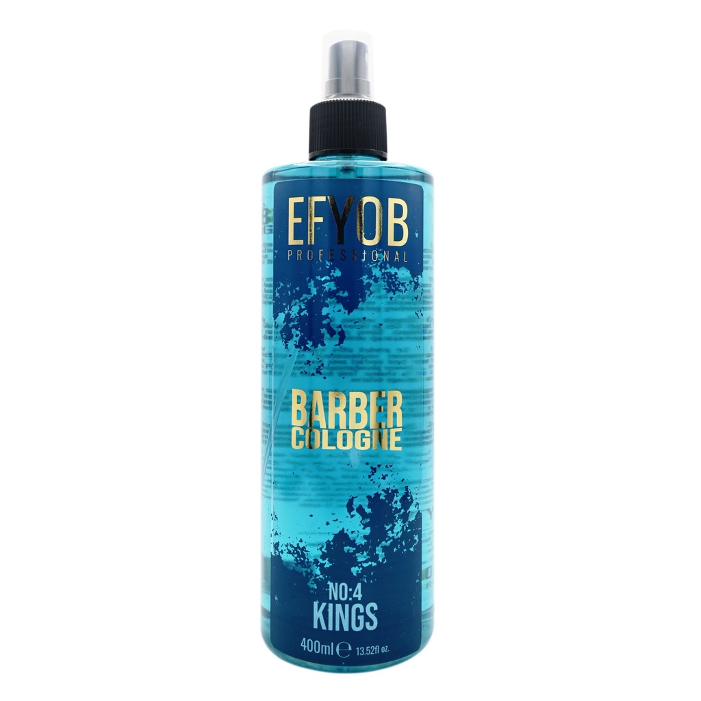 EFYOB Professional Barber Cologne Kings No 4 New Pck 400ml