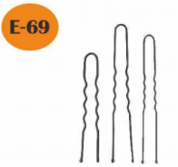 E-69-03 Lockennadeln schwarz 500g Box 7cm