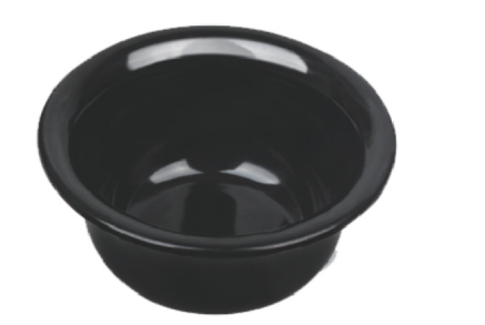 H-22 Rasierschüssel schwarz  H:10*3cm