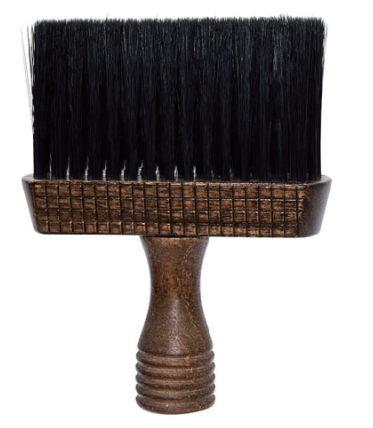 G-13 Nackenpinsel braun Massivholz stark H:14*11,5cm