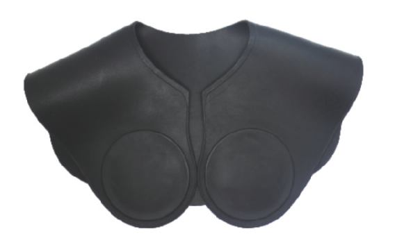 L-06 Schneidekragen schwarz 40*40 cm