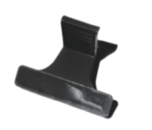 E-45 Klips schwarz 12er Pck 5,9cm