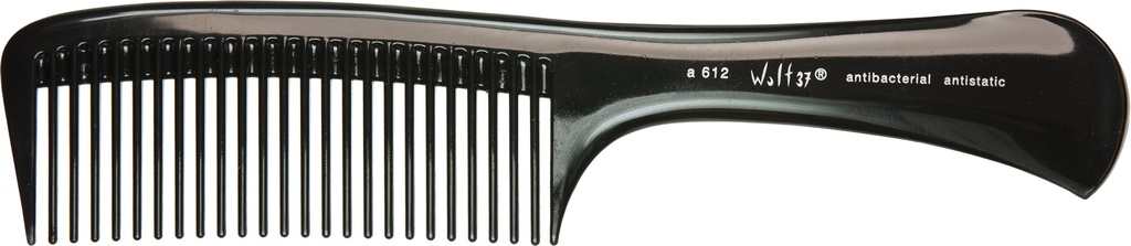 A 612 schwarz 21,9 cm Griffkamm mit weiter Zahnteilung 
