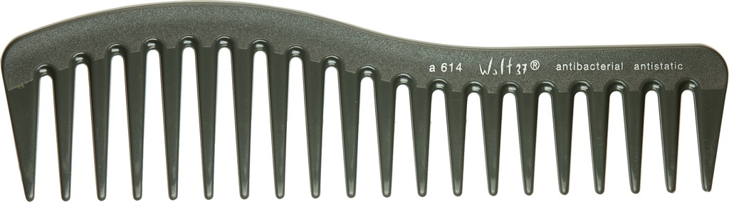 A 614 schwarz 18 cm Damensträhnenkamm 