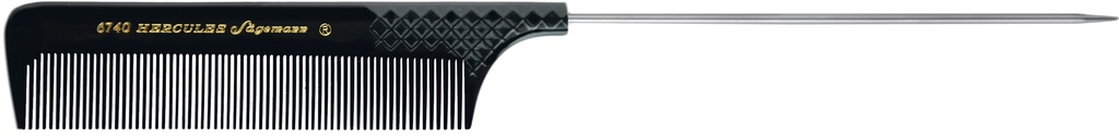 Nadelstielkamm 6740, 23,7 cm, mit Griffraster, weit gezahnt, mit extra langer Nadel für Folienbreite 12cm. Auch ideal geeignet für HAIR-EXTENSION! 
