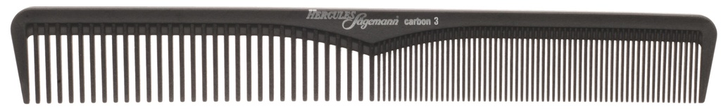 C3 7" , 17,7 cm Haarschneidekamm anthrazit  
 