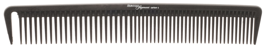 C9 7 1/2" , 19cm Haarschneidekamm mit Abteilzahn anthrazit 
 