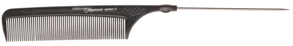 C18 8 3/4" , 22,2 cm Nadelstielkamm anthrazit  
 