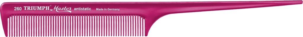 Stielkamm 260/8" 20,5 cm fliedermetallic "antistatic" 