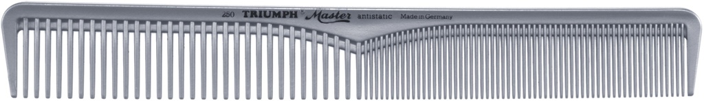 Haarschneidekamm 250/7 graumetallic, "antistatic" 