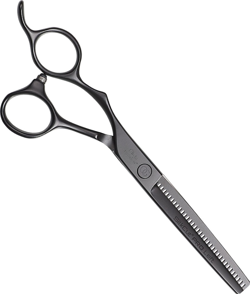 Olivia Garden SilkCut PRO Matt Black Modellierschere 6,0" EUR LH 