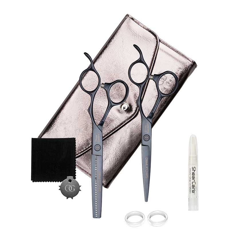 Olivia Garden SilkCut PRO Midnight 2er Set HS 5,75''/MS 6,0" EUR (35) RH 