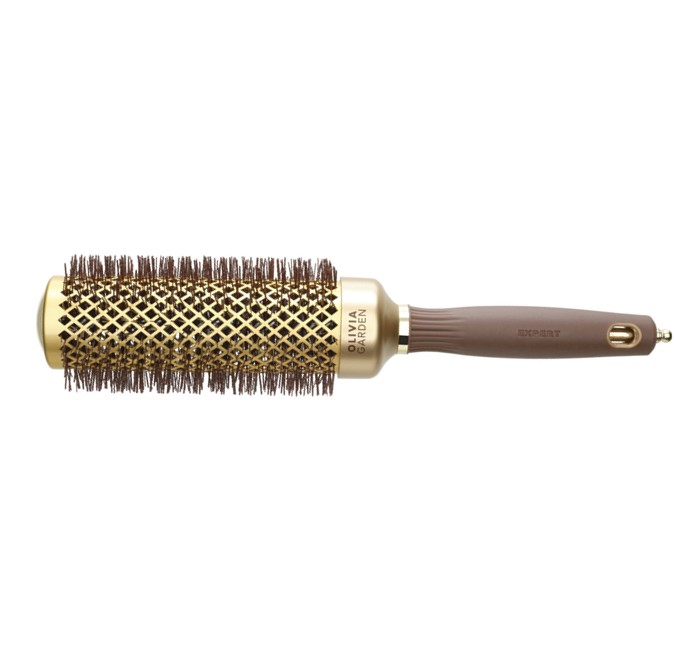 Olivia Garden Expert Blowout SpeedWavy Bristles Gold&Brown 45 