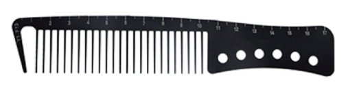 #0519 Kamm schwarz 17,5*3*0,3 cm