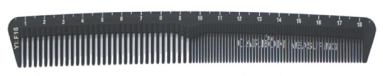 #F16 Kamm 18,8*2,6*0,4 cm schwarz 18,8*2,6*0,4 cm