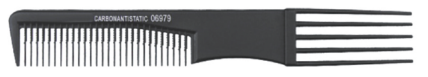 #06979 Kamm schwarz 19,5*2,6*0,4