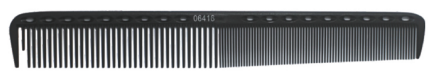 #06416 Kamm schwarz 22*3*0,4 cm