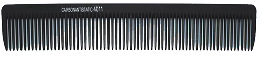 #4011 Kamm schwarz 23,5*2,7*0,5 cm 