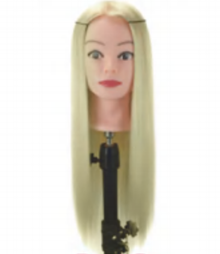 R-12 Trainingskopf blonde - 100% Echthaar  