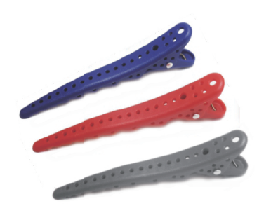 E-28-03 Clips grau 6er Pck 10,2cm