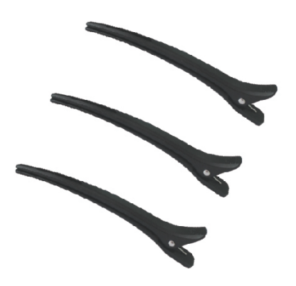 E-15 Klips schwarz 6er Pck 11,5cm
