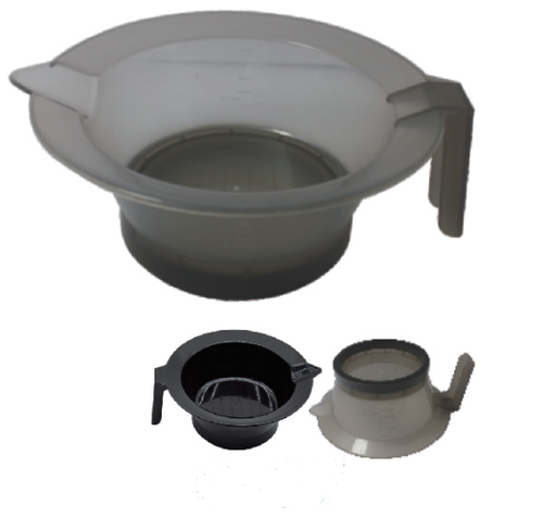 C-07-01 Farbschüssel 210ml schwarz 210ml / 10,6*8,6*6cm