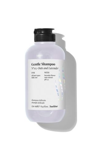 BACK BAR GENTLE SHAMPOO N°03 - Oats and Lavender Bott. 250ml