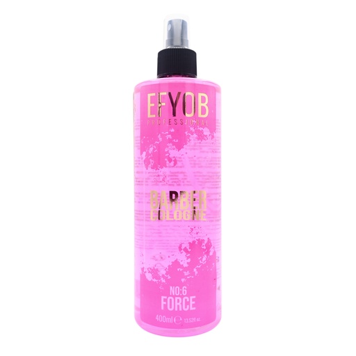 EFYOB Professional Barber Cologne Force No 6 New Pck 400ml 