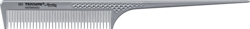 Toupierstielkamm, 22cm 263/8,5" graumetallic ,,antistatic" 