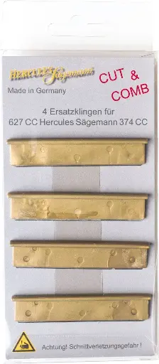 Hercules Sägemann 91627 Ersatzklingenset 4 Klingen für Kamm 627cc 