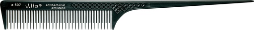 A 607 schwarz 22cm Stielkamm mit Toupierzahnung 