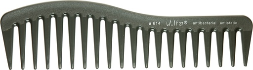 A 614 schwarz 18 cm Damensträhnenkamm 