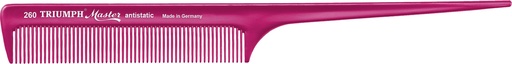 Stielkamm 260/8" 20,5 cm fliedermetallic "antistatic" 