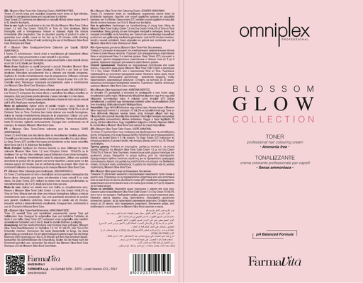 BLOSSOM GLOW Color chart 12 shades 
