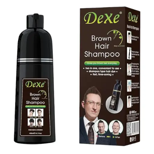 Dexe Black Shampoo Bottle dunkelbraun 
